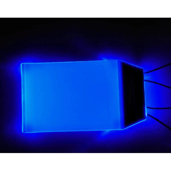 LED Backlight 7 Segment LCD Display LED blue Backlight
