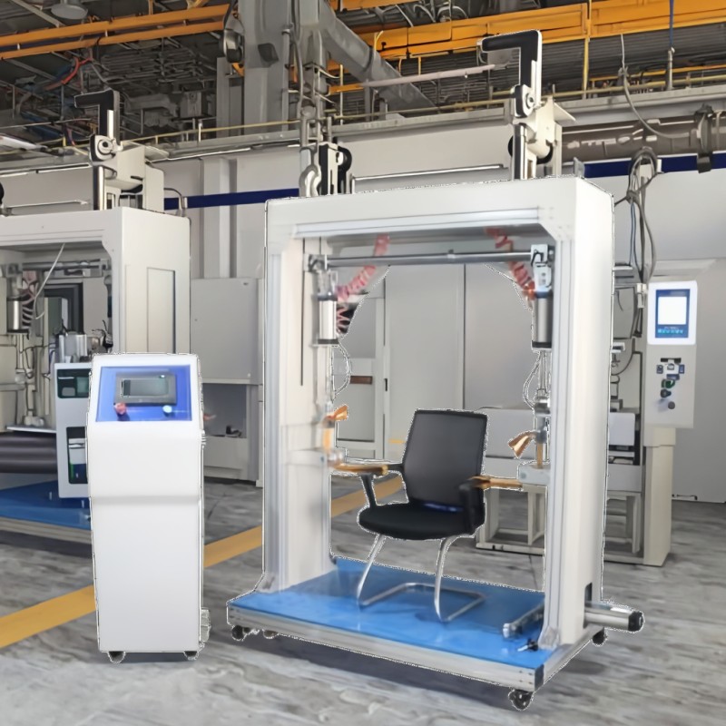 Computerized Chair Arm Reciprocating Bending Test Machine Dual Station Armrest Strength Detection Instrument CE Certified