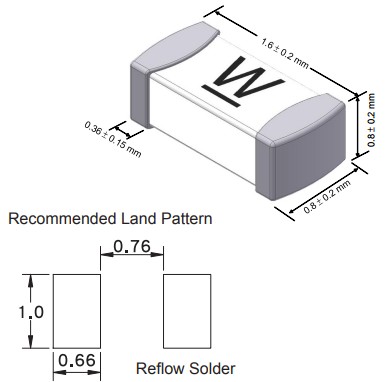 1.6x0.8 mm 0603 Ceramic Chip Package High Inrush Time-Lag Surface Mount Device SMD Fuse CQ06LT 32V 1-8 Amp For Test Equi