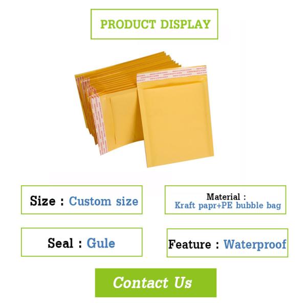 Self Adhesive A4 Kraft Paper Shipping Envelopes