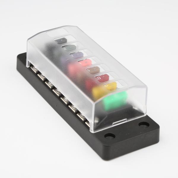 8 Way Circuit Fuse Box 257 287 Standard ATO ATC Blade Fuses Holder Block For Car