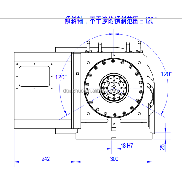 4 Axis CNC Rotary Table D-255