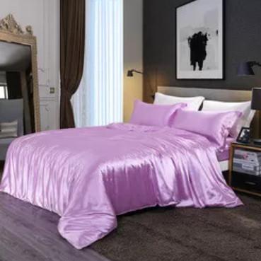 Queen Size 2.5m Mulberry Silk Bed Sheet Set Breathable OEM ODM