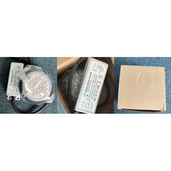 20w 30w 3000k Round LED Module Black Heatsink 90 Degree Lens For LED Post-Top Light