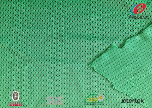 Buy cheap Lime Green Dull Sports Mesh Fabric 100 Polyester Moisture Wicking Fabric 5*1 Design product