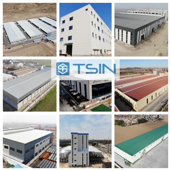 Eco Friendly Prefab Metal Structures Uniform Color Consistency Sandwich Panel