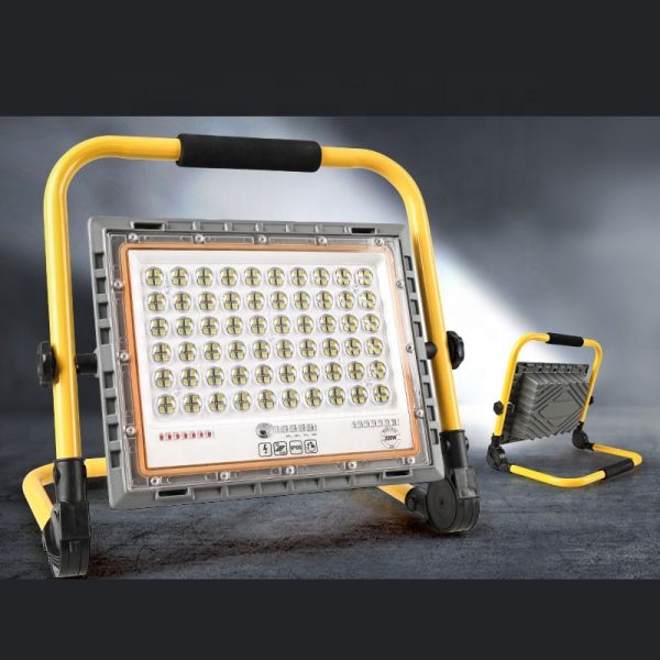 High-power LED rechargeable floodlight; portable and handheld; ideal for mutiple situations