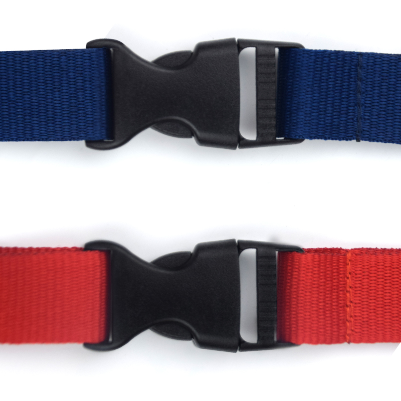 Eco Recycled Polyester Neck Strap With Detachable Clasp For ID & Keys