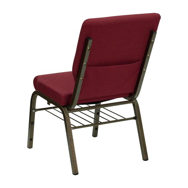 Stackable Metal Church Chairs with Sponge Padding for Auditoriums