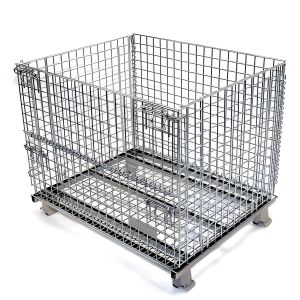 Buy cheap Collapsible Wire Mesh Cage Pallet Racking Heavy Duty Warehouse Rack product