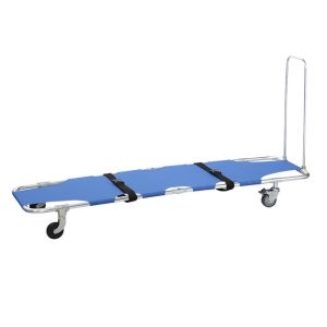 Buy cheap Four Wheels Portable Aluminum Alloy Frame Folding Rescue Stretcher product