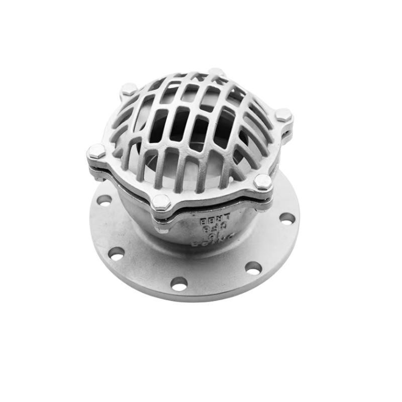 Buy cheap Customized CF8/CF8m Stainless Steel Flanged Foot Valve Flange Connection and Strainer from wholesalers