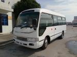 Big Passenger Coaster Star Travel Buses Durable Red With 19 Seats Capacity