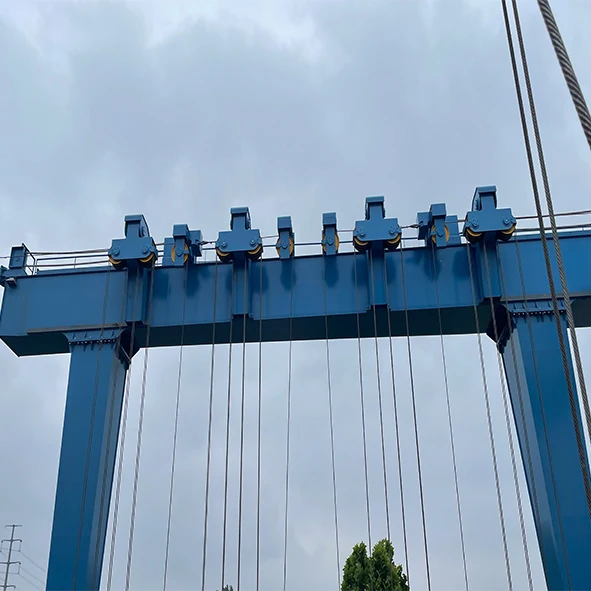 Factory Direct Custom Container Straddle Carrier | High Efficiency Rubber Tyred Portal Carrier for Port Terminal