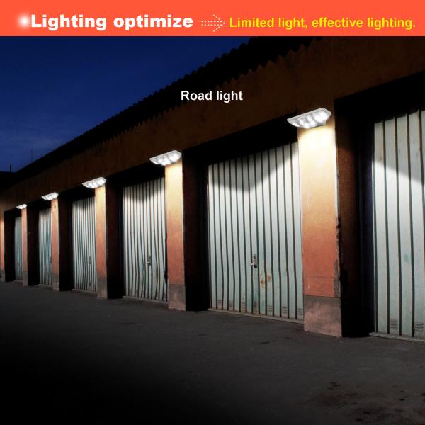 Solar Motion Sensor Lights Outdoor 16 LED Solar Powered Security Lights Landscape Ce 3-YEAR 30000 Onsite Metering Ip44 ABS EMC