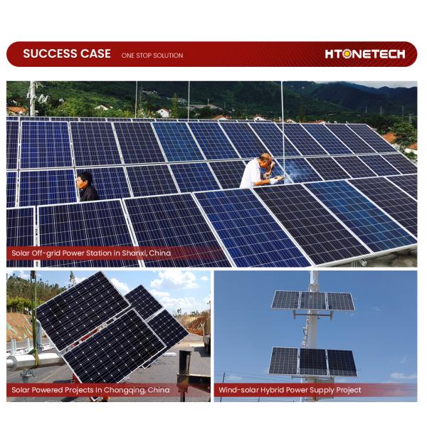 Mini Panel Solar Hybrid Power Systems with IP65 Junction Box