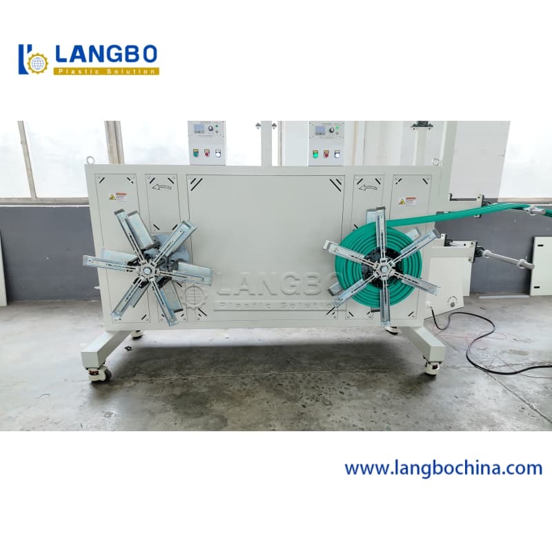 PVC Waterstop Extrusion Line with PLC Touch Screen Control Adjustable Speed up to 10 m/min and Stainless Steel Mold