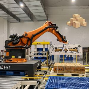 Collaborative Robot Palletizer System Single Column Robotic Palletizer
