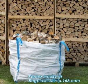 Buy cheap pp big bulk woven polypropylene bags wholesale geotextile sand bag,pp woven jumbo big bag for wood chip/ 1ton 2 ton wood product