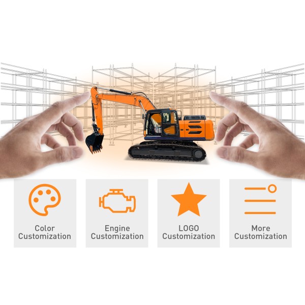 CAT 307E2 Crawler Excavator Stable Drive Components For Foundation Projects