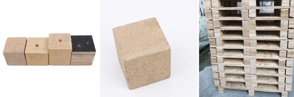 Wood Pallet Feet Production Line Sawdust Block Extruding Machine