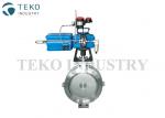 4 Inch High Performance Butterfly Valves Pneumatic Actuated Modulating With YTC