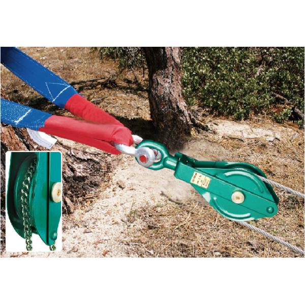 Eye Type Single Wire Rope Sheave Snatch Blocks / Pulley Block And Tackle