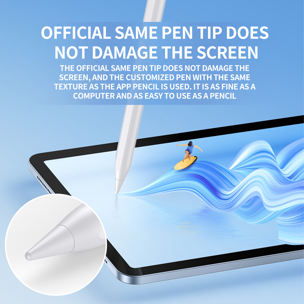 Universal Stylus Pen Touch Screen Pen Active Stylus Tablet Pen for Android With Real-time 4 Power Light Display