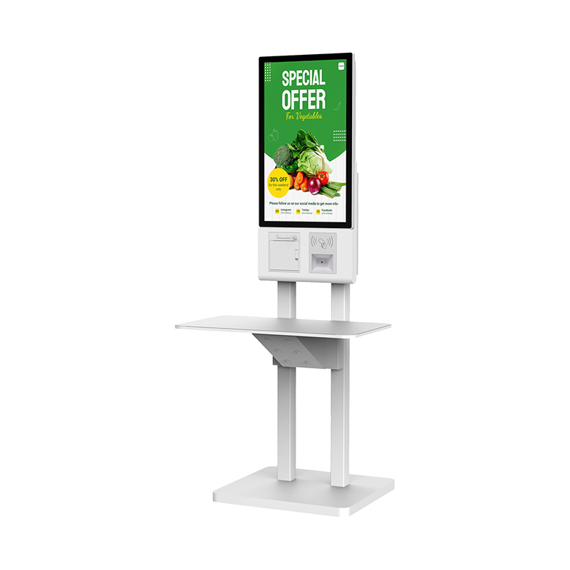 Desktop Wall Mounted Self Ordering Kiosk Quick Service Restaurant Machine