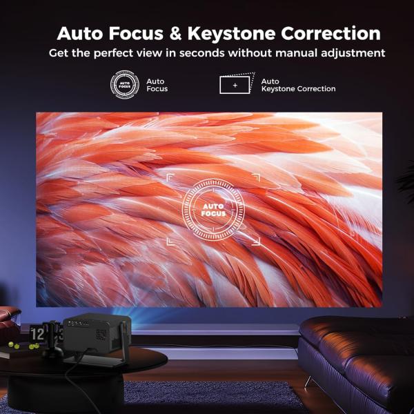 Projector showing 360° rotation capability