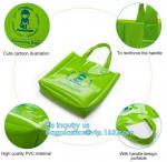 PVC Cosmetic Gift Bags Diy Christmas Packing Bags, bags with handle for retail