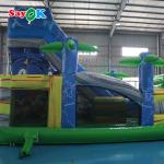 Childrens Inflatable Slide Commercial Water Inflatable Bouncer Slide With Pool