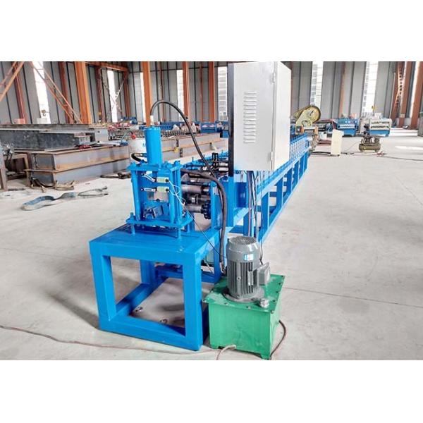 12 Steps C Channel Roll Forming Machine Productivity 30-35M/Min With Punching Hole Machine