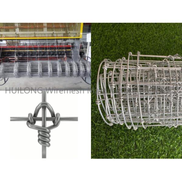 100m Heavy Zinc Coating Knotted Wire Mesh For Goat Horse Fencing