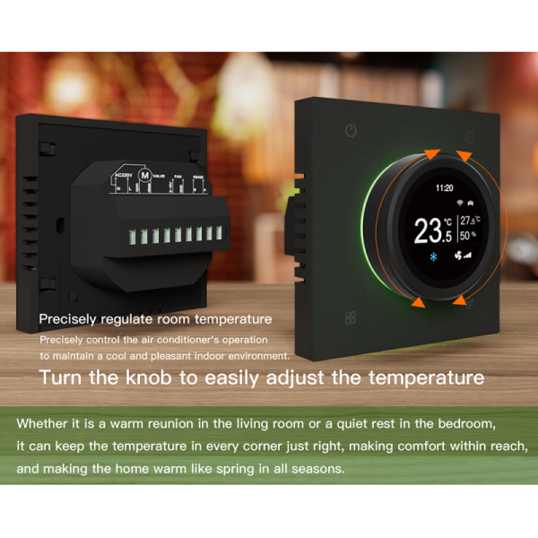 G6-B Remote Digital Thermostat Controller With Smart HVAC Output Control