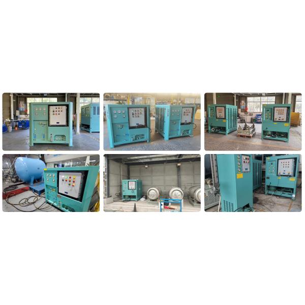 25HP Refrigerant Recovery Machine with ≤9000kg/h Liquid Push & Pull Recovery Rate