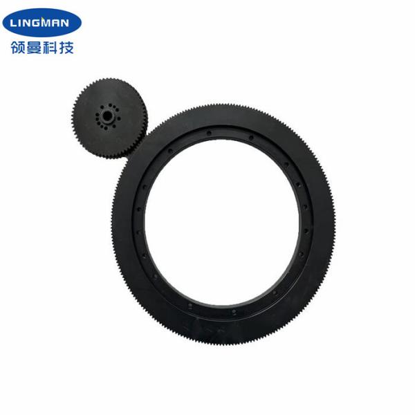 Multiple Number Teeth Black Spur Gear Used in Laser Chuck Pipe Cutting Machine