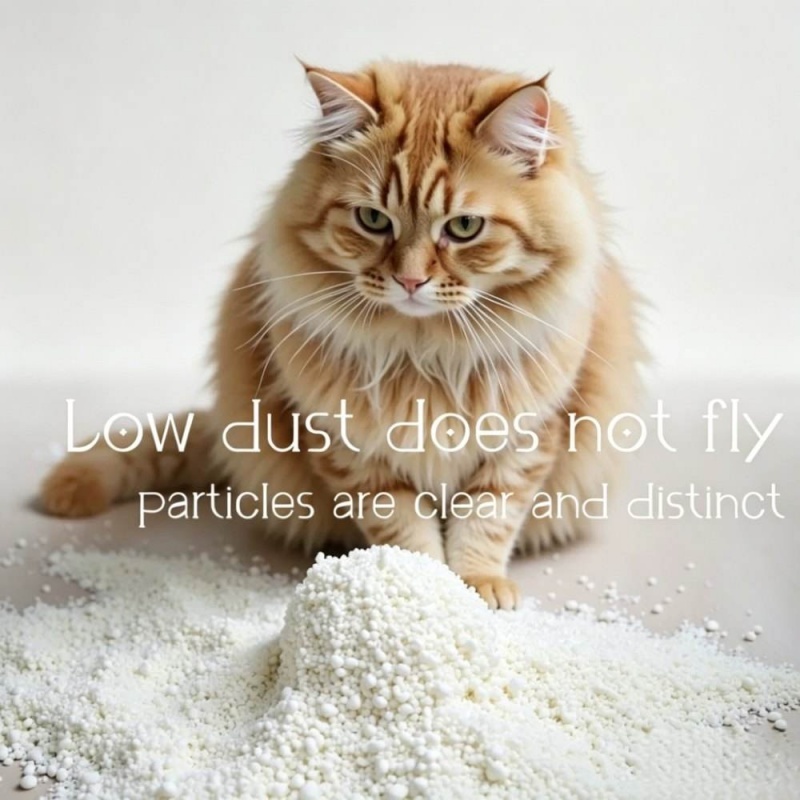 Natural Unscented 100% Plant-Based Clumping Eco-Friendly Highly Absorbent Odor Control Biodegradable Cassava Cat Litter 0