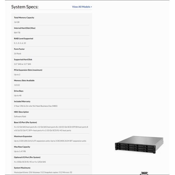 DE 6600F All-Flash Storage Array 2M IOPS 1.47PB Capacity