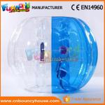 Transparent Inflatable Bubble Ball / Inflatable Zorb Ball Large Hot Air Welded