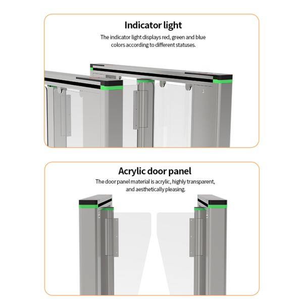 CW427 Multi-Factor Face Recognition Turnstile for Visitor Management