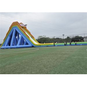 Buy cheap Safety Outdoor Large Blow Up Water Slide For Giant Inflatable Games product