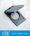 Aluminum Powder-coated Weatherproof Electrical Boxes Self-closing Outlet Covers