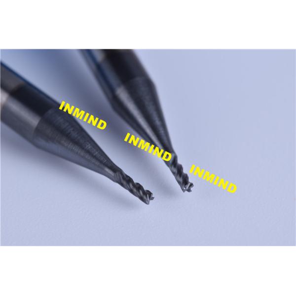 Standard Length Type 2 Flute 0.3mm Micro End Mill 0.6UM Grain Size