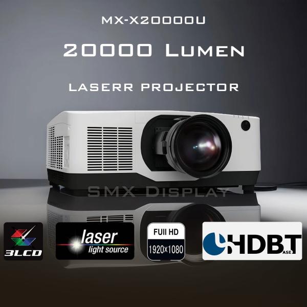 SMX MX-X20000U laser projector in professional installation