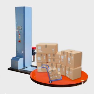 Buy cheap PLC Control Pallet Wrapping System 500kg Overall Weight Customizable Design product