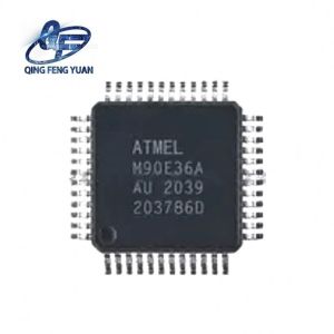 Atmel Atm90e36a Microcontrolller Electronic Components With Symbols Ic Chips