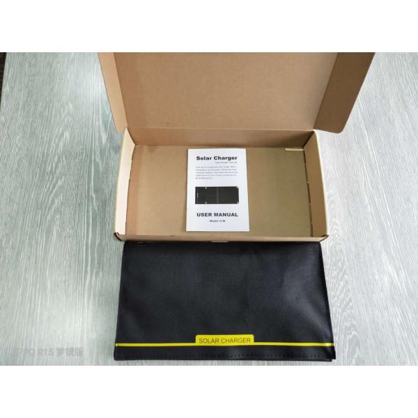 Portable 21W Foldable Solar Panel Charger For Mobile Phones DC USB Output 670*270*20mm