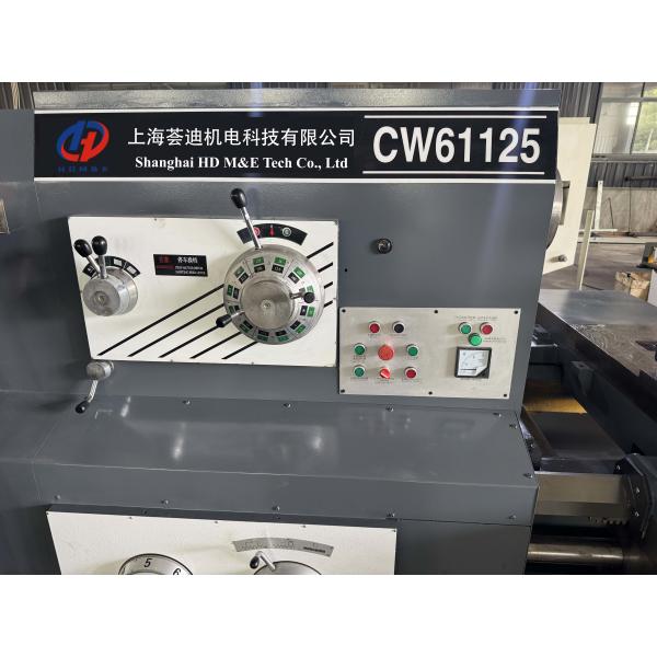 12 Meter Universal Heavy Duty Manual Lathe CW61100 Big Spindle Bore 130mm Metal Horizontal Turning Lathe