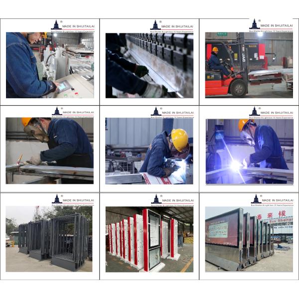 Vertical H240mm DC24V Solar Powered Light Box